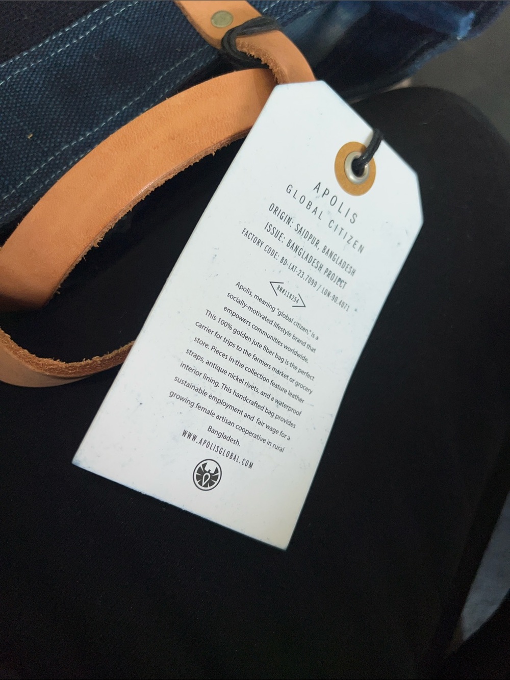 Apolis Global Citizen Market Tote - Picture 3 of 11